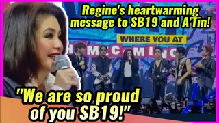 SB19, EMOSYONAL sa mensahe ni Miss Regine sa Homecoming Concert nila!