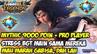 EMOSI BANGET MAIN SAMA PRO PLAYER + MYTHIC 9K POIN! MAINNYA BEGINI BANGET!