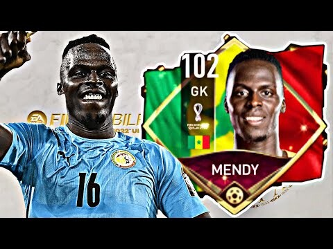 GOOD GK 102 RATED EDOUARD MENDY GAMEPLAY REVIEW FIFA MOBILE WORLD CUP 22