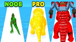 Tiến Hóa Evolution Khủng Long Con Thành Dino Điện Súng Máy Max LVL - Dino Run Top Game Android Ios