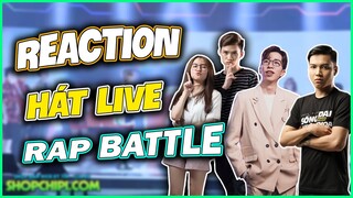 (Free Fire) - Reaction : AS Mobile, ViruSs, Cô Ngân, Gao Bạc...bùng cháy với RAP BATTLE