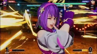 KOF15　アンヘル＆ルオン　13Hitコンボで裏回り択　見切れないとずっとアンヘルターン