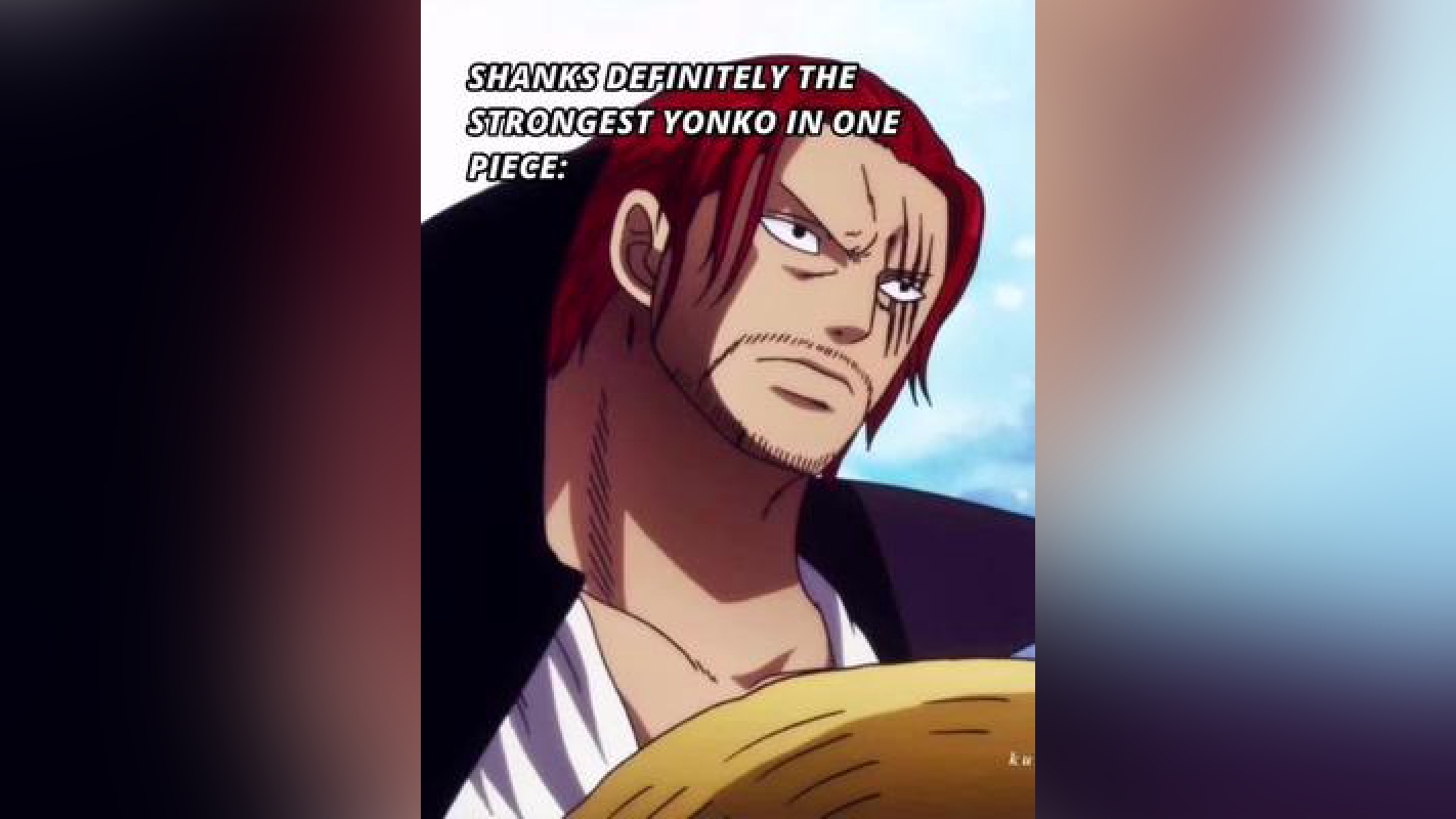 One piece memes - Shanks savage at😁😁😁