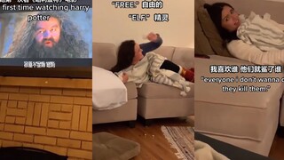 كانت مشاعر صديقتي مثل لعبة الأفعوانية عندما شاهدت سلسلة هاري بوتر بأكملها لأول مرة.