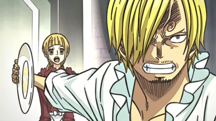Sanji’s famous scenes of feeling extremely safe!