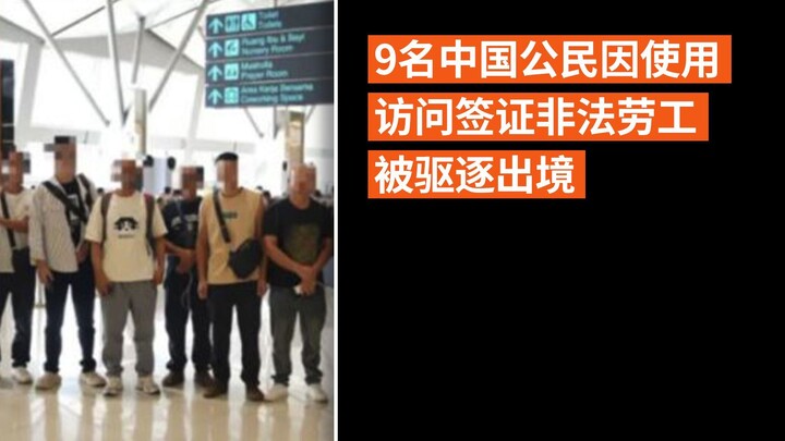 9名中国公民因使用访问签证非法劳工被驱逐出境