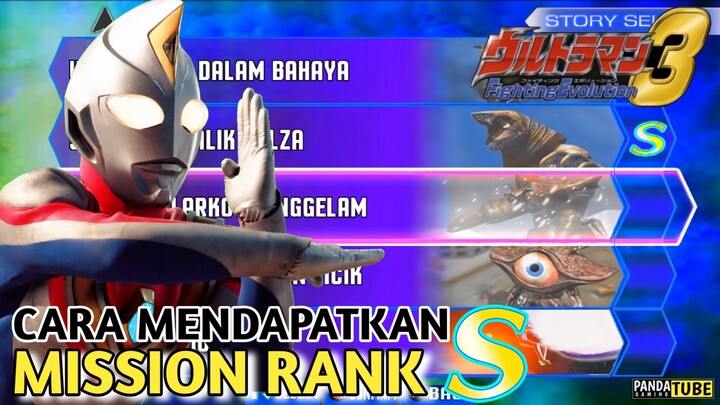Tutorial Cara Mendapatkan MISSION Rank S - Ultraman Dyna Vs Reicubas UF3 (PS2)