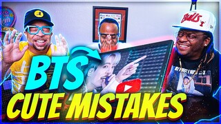 BTS cute mistakes REACTION 😲😂