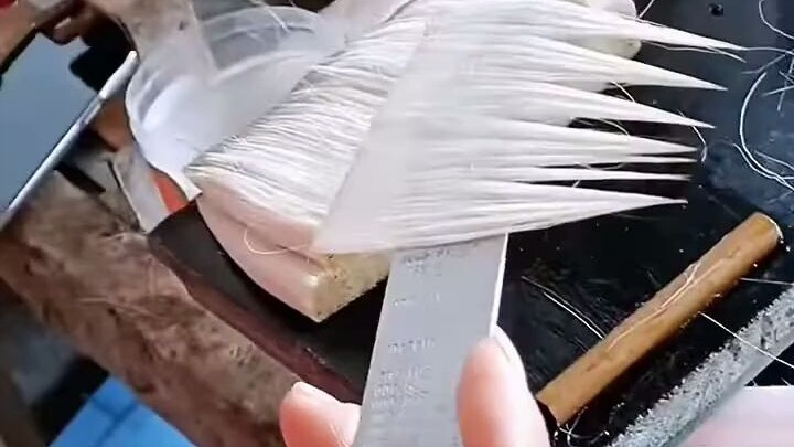 Setelah melihat proses pembuatan kuas tinta, rasanya sangat menarik!