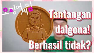 Tantangan dalgona! Berhasil tidak?