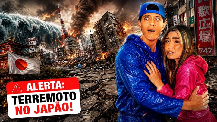 RECEBEMOS UM ALERTA DE TERREMOTO NO JAPÃO!  estamos em perigo 😫🎌