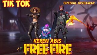 Tik tok free fire terkeren, terkece, terkocak, proplayer, auto BOOYAH cheat #tiktok#FF