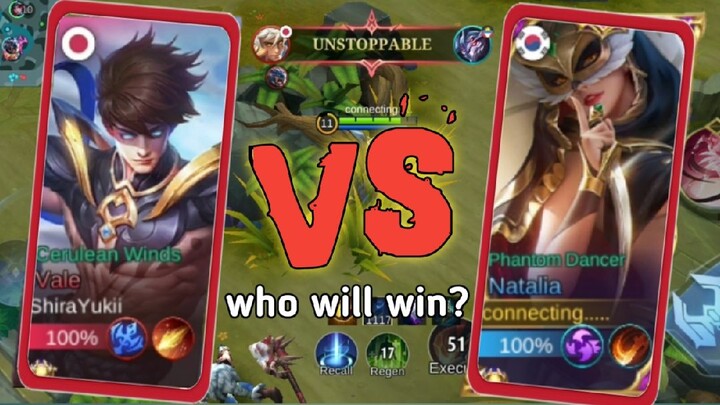 PRO VALE VS NATALIA WHO WILL WIN? MUST WATCH - TOP GLOBAL NATALIA GAMEPLAY - MLBB