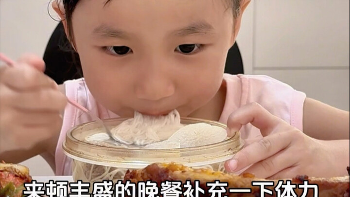 Meal-loving baby is online