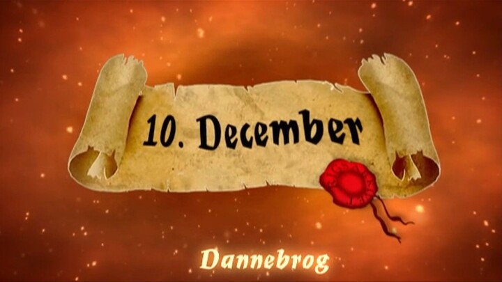 Alletiders Jul: 10. December - Dannebrog