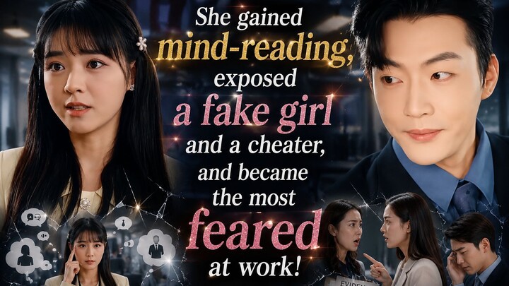 She gained mind-reading, exposed a fake girl and a cheater, and became the most feared at work! ❤️✨