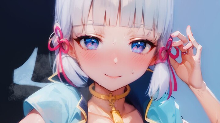 [Hoạt hình AI] Trò chơi hình bóng của Cô Kamisato❤️