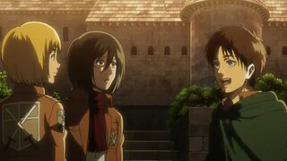 PERTEMUAN EREN DAN MIKASA ARMIN