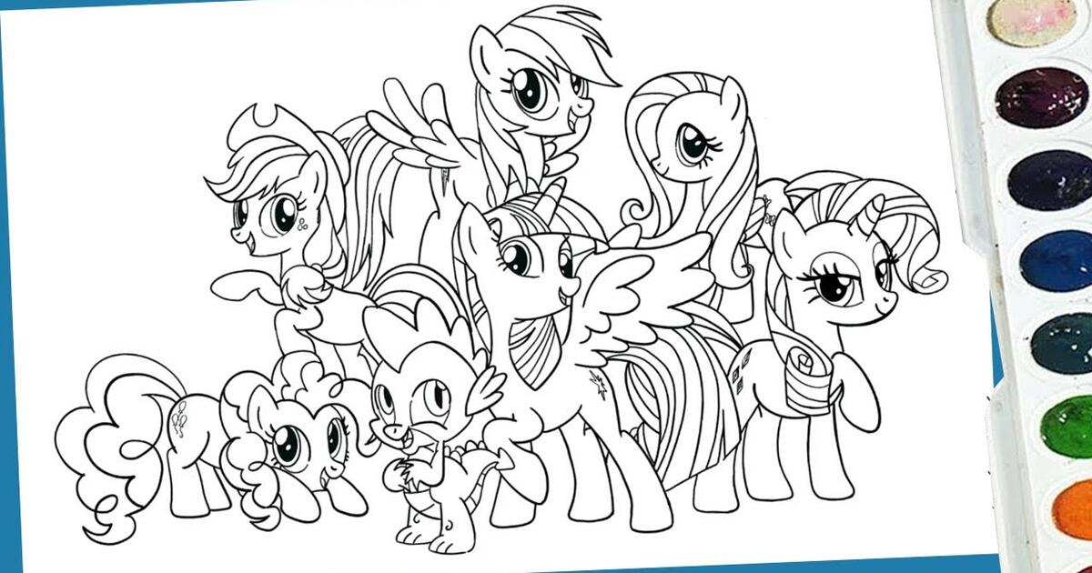 950 Coloring Pages My Little Pony  Free