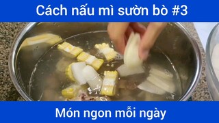 Nấu mì sườn bò p3