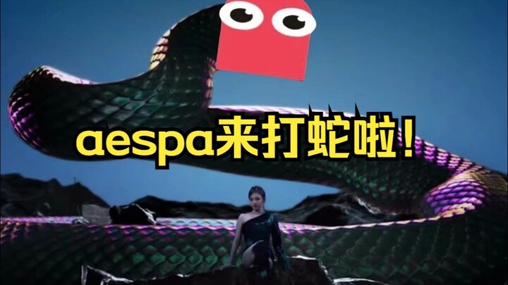 aespa datang untuk memukul ular! (Ular-ular gemetar)