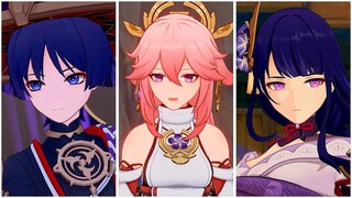 Yae Miko reveals truth about Baal Raiden Shogun & Scaramouche | Genshin Impact
