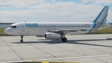 Airplane Airbus A320 with engine IAE V2500 in X-Plane 12