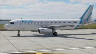 Airplane Airbus A320 with engine IAE V2500 in X-Plane 12