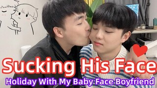 ดูดหน้าแฟน💋💋💋 ใช้วันหยุดกับเขา ดูดหน้า วันหยุด คู่รักเกย์ Lucas&Kibo