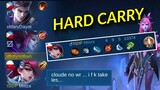 TRIO THREW THE GAME HARD CARRY SELENA | Mobile Legends