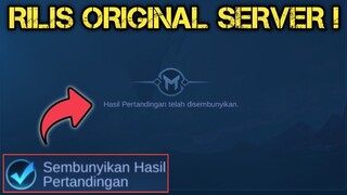 KABAR GEMBIRA, FITUR HIDE HISTORY SEGERA RILIS DI ORIGINAL SERVER !! GAK TAKUT LAGI LOSETREAK !