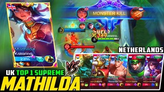 From Support to Carry? UK Top 1 Supreme Mathilda Monstrous Gameplay ~ UK vs Netherlands | MLBB