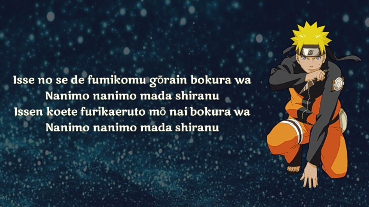 Naruto Shippuden Op 16 Silhouette Lyrics Video Bilibili