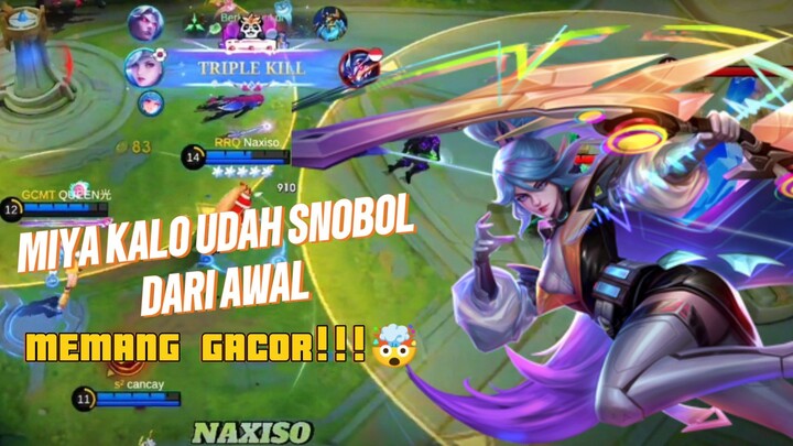 MIYA KALO UDAH SNOBOL SIH MEMANG GACOR LANGSUNG TRIPLE KILL !!😎😎