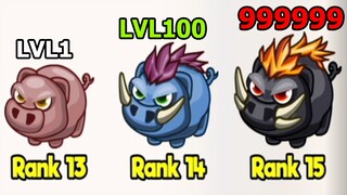 Tiến Hóa Evolution Lợn Nhà Thành Heo Rừng Bọc Thép 4 Nanh - Merge Hatchimon Top Game Android Ios
