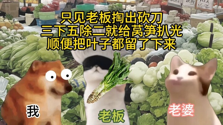 [猫meme]关于北方老公体验广州菜市场