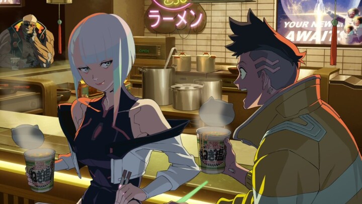 【โฆษณาคอลแลบ】“Cyberpunk: Edgerunners” × คัพราเม็งนิสชิน