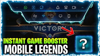 INSTANT GAME BOOSTER FOR MOBILE LEGENDS HIGH FPS FIX LAG | Mobile Legends Bang Bang