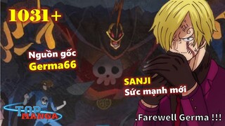 [One Piece 1031+]. Sức mạnh mới bá đạo của SANJI! Nguồn gốc Germa66?