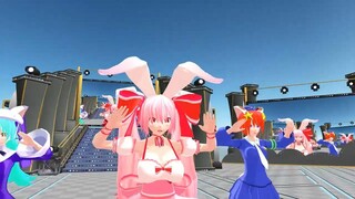 【mmd di gi charat】ラ・ビ・アン・ローズ＆リンナ・キャラット＆ミ・ケ・キャラットでmelody line