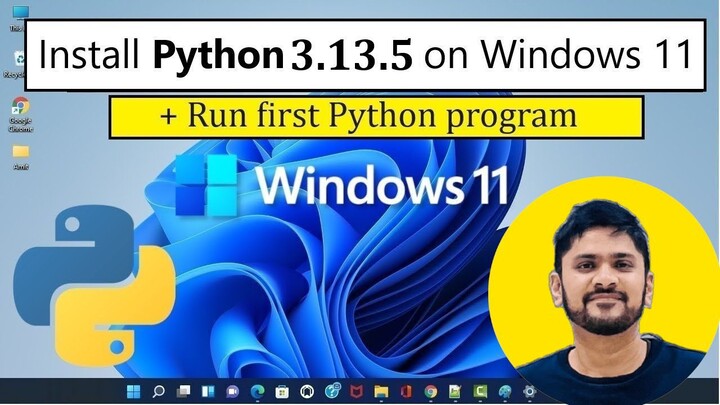 How to install Python 3.13.5 on Windows 11