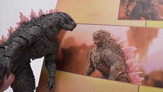 Godzilla เวอร์ชั่น Evolved สีชมพูหลังชมพูในประเทศราคา 229 หยวน คุ้มไหม? Haiya Toys เวอร์ชั่น Godzill
