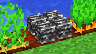 Minecraft But You Can Grow Bedrock...