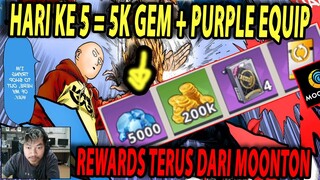 🔥🔥HARI KE5 OPM MOONTON!! DIAMOND 20K LEBIH DAN SHOWCASE META NEWBIE!! - ONE PUNCH MAN:The Strongest