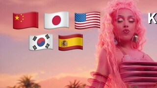 Bạn chưa nghe Kiss me more ở năm quốc gia, sáu ngôn ngữ và bảy người? Mô hình đang mở! Doja Cat đã n