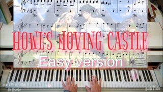 🎵 Nhạc Ghibli hay nhất phiên bản dễ đàn - HOWL’S MOVING CASTLE OST Joe Hisaishi | Manh Piano Cover