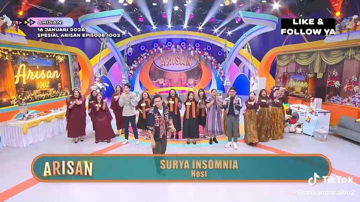 ARISAN 16/01/26 SPESIAL 1002 EPISODE MENUJU 3 TAHUN ARISAN