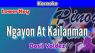 Ngayon At Kailanman by Basil Valdez (Karaoke : Lower Key)