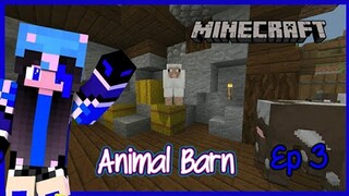 Small Animal Pen! | Minecraft PE Survival Series Episode 3