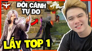 Free Fire : Trang Phục Đôi Cánh Tự Do, Balo Đôi Cách Cực Đẹp Cow TV Mặc Bắn Oneshot Lấy Top 1